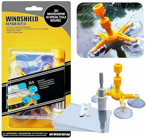 Rain-X® Windshield Repair Kit | Repairs Cracks, Chips, Bull's Eyes & Stars | DIY Windshield Crack Repair Kit for Cracks Up to 12 Inches | Advanced Resin Repair Formula - Image 2