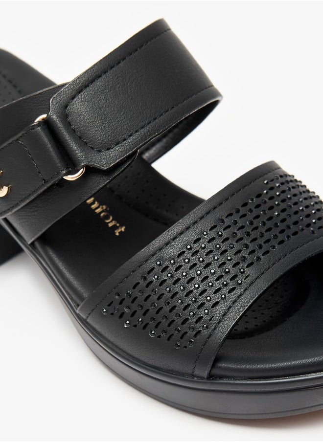 Le Confort LE CONFORT SANDAL LAZER CUT BLING TWO PART EMBELLISHED SANDAL  - Image 5