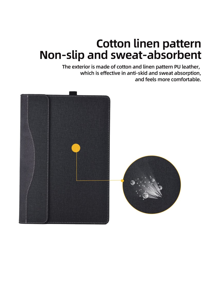 (Upgraded Version) Case for Microsoft Surface Laptop Go 12.4 Inch Laptop Scratch and Fingerprint Resistant Computer Removable Cover (12.4in, Grey) - Image 4