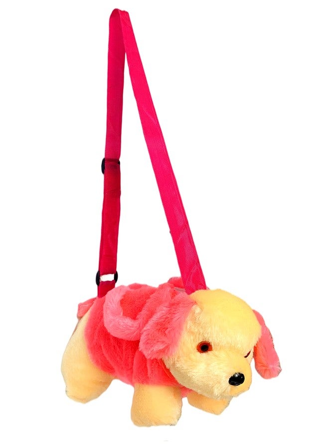 CULT FACTORY Soft Dog Toy Stuffed Animals and Plush Toys Bag Cute Toy for Kids, Girls Plush Pouch Bag Puppy - Image 1