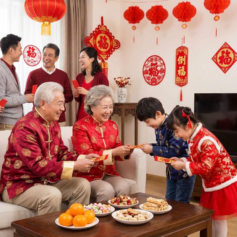 Epakh 240 Pieces Chinese Red Envelopes 2026 Chinese Lunar New Year Red Envelopes Lucky Money Pockets Hong Bao for Spring Festival Birthday Wedding(Fresh Style) - Image 5