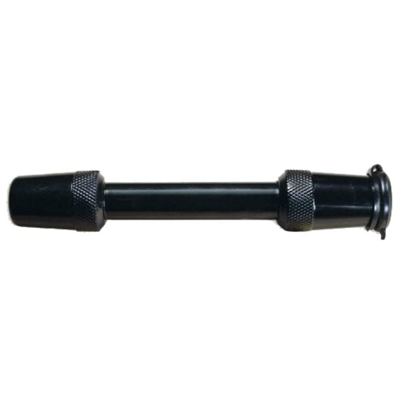 Trimax T5Black 58 Receiver Lock 35 Span Fits Class V Hitches MachineForged Chrome Steel Black Epoxy Coating AntiTheft Keyed Lock