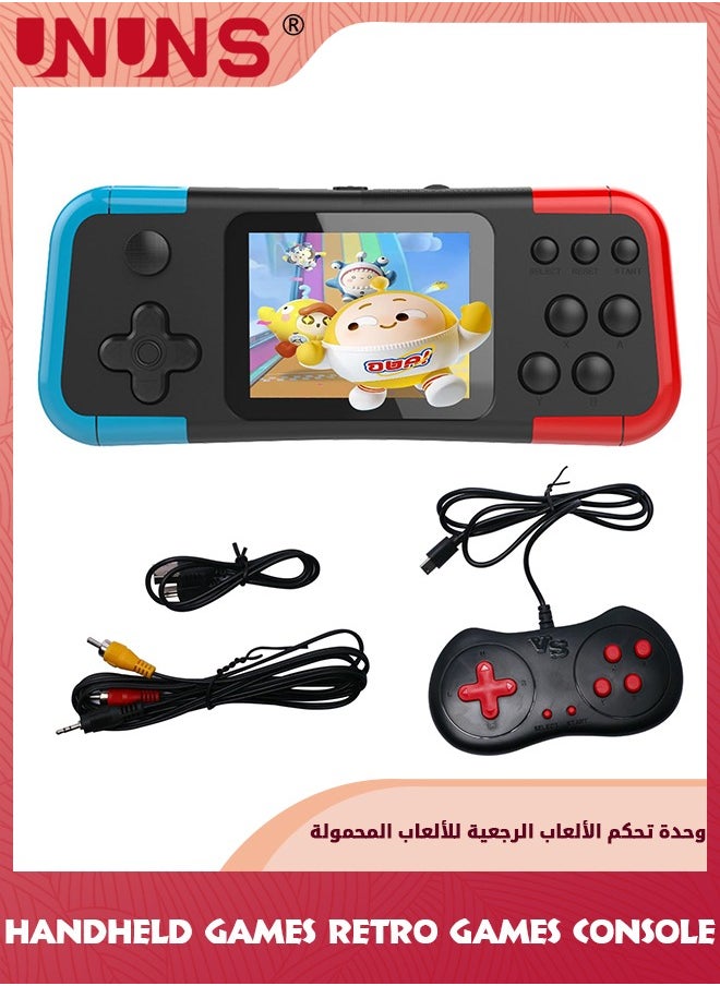 UNUNS - Handheld Game Console For Kids Adults,500 Classic Retro Handheld Video Game Console,Portable Gamebox,Electronic Video Games Support 2 Players And Tv Connection,Travel Games For Birthday Gift, - Image 1