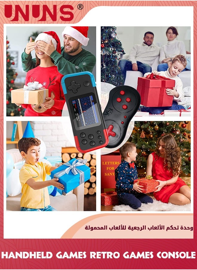 UNUNS - Handheld Game Console For Kids Adults,500 Classic Retro Handheld Video Game Console,Portable Gamebox,Electronic Video Games Support 2 Players And Tv Connection,Travel Games For Birthday Gift, - Image 1