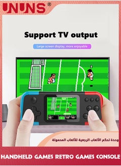 UNUNS Handheld Game Console For Kids Adults,500 Classic Retro Handheld Video Game Console,Portable Gamebox,Electronic Video Games Support 2 Players And Tv Connection,Travel Games For Birthday Gift,  - Image 4