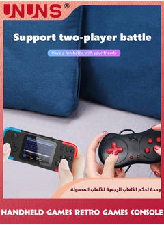UNUNS Handheld Game Console For Kids Adults,500 Classic Retro Handheld Video Game Console,Portable Gamebox,Electronic Video Games Support 2 Players And Tv Connection,Travel Games For Birthday Gift,  - Image 3