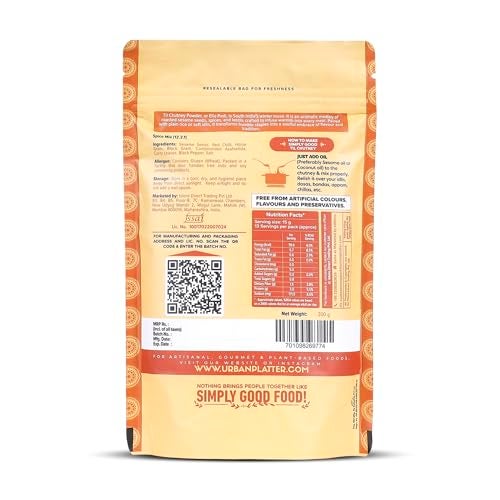 Urban Platter South Indian Style Instant Til Chutney Powder, 200g (Ellu Podi | Sesame Dry Chutney | Ready-to-Use | Perfect for Idli, Dosa and Rice) - Image 2