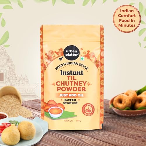 Urban Platter South Indian Style Instant Til Chutney Powder, 200g (Ellu Podi | Sesame Dry Chutney | Ready-to-Use | Perfect for Idli, Dosa and Rice) - Image 3