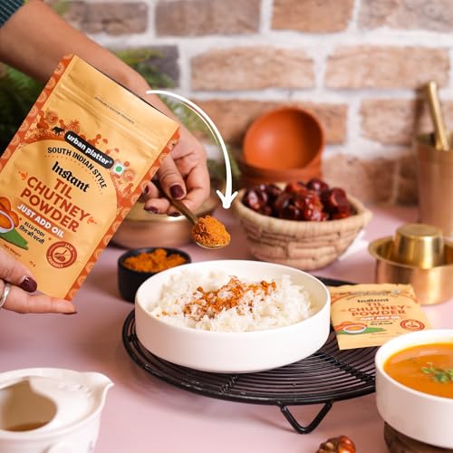 Urban Platter South Indian Style Instant Til Chutney Powder, 200g (Ellu Podi | Sesame Dry Chutney | Ready-to-Use | Perfect for Idli, Dosa and Rice) - Image 5
