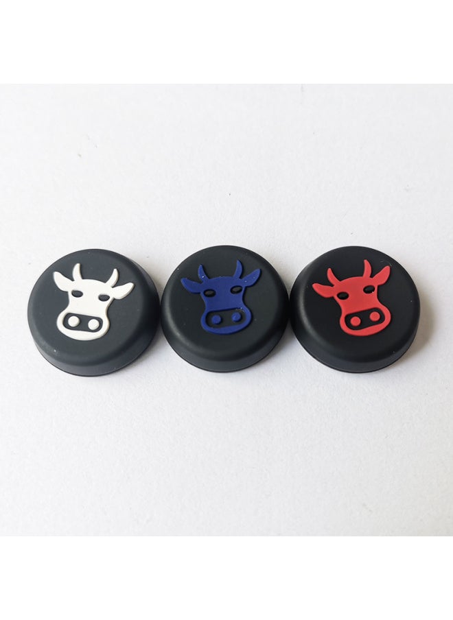 Generic Ps5 Accessories Silicone Gamepad Rocker Set Cartoon 3D Touch Ps4 Rocker Key Cap Aging Mushroom Set-Product Color:Customizable Colors  - Image 1