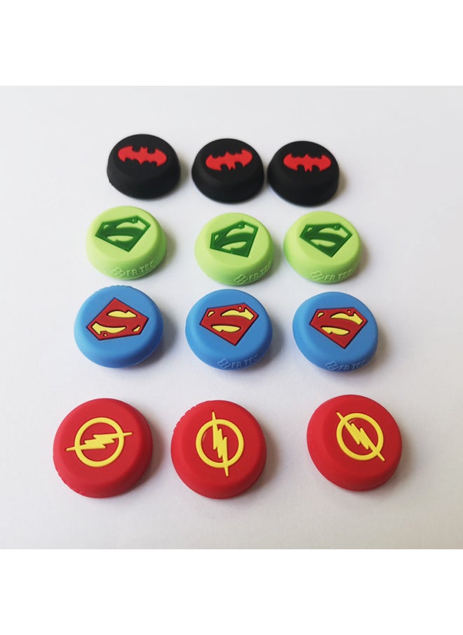 Generic Ps5 Accessories Silicone Gamepad Rocker Set Cartoon 3D Touch Ps4 Rocker Key Cap Aging Mushroom Set-Product Color:Customizable Colors  - Image 3