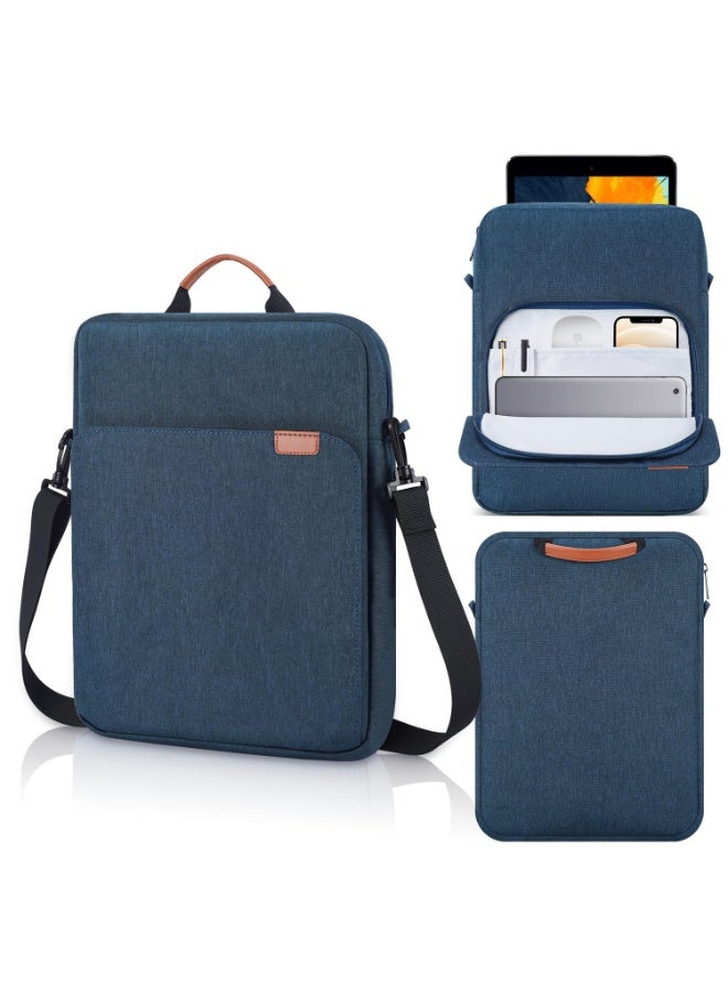 12.9-13.3 Inch Tablet Sleeve Bag Compatible with iPad Air 13 inch(M3/M2) 2025/2024 iPad Pro 13 inch 2024, S10+ 12.4 inch 2024/iPad Pro 12.9 M2 2022/2021/2020 Surface Laptop Go 12.4" Galaxy Tab S7+S8+/S9+/S9FE+ 12.4" 2022/2023 Handle Carrying Case with Shoulder Strap - Image 1