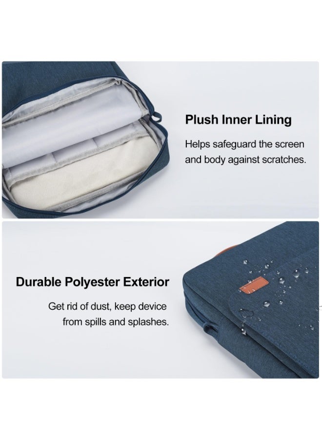 12.9-13.3 Inch Tablet Sleeve Bag Compatible with iPad Air 13 inch(M3/M2) 2025/2024 iPad Pro 13 inch 2024, S10+ 12.4 inch 2024/iPad Pro 12.9 M2 2022/2021/2020 Surface Laptop Go 12.4" Galaxy Tab S7+S8+/S9+/S9FE+ 12.4" 2022/2023 Handle Carrying Case with Shoulder Strap - Image 4