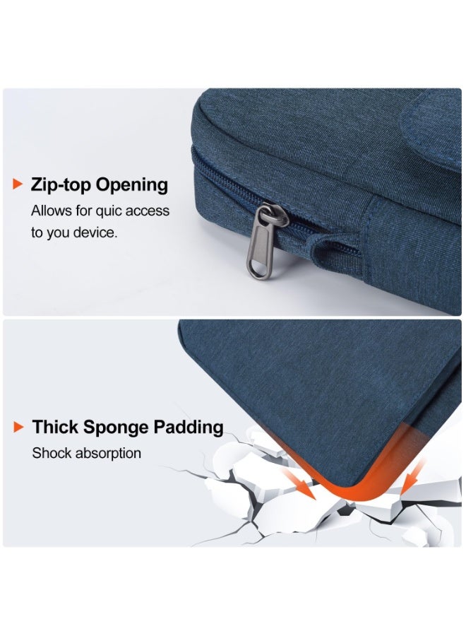 12.9-13.3 Inch Tablet Sleeve Bag Compatible with iPad Air 13 inch(M3/M2) 2025/2024 iPad Pro 13 inch 2024, S10+ 12.4 inch 2024/iPad Pro 12.9 M2 2022/2021/2020 Surface Laptop Go 12.4" Galaxy Tab S7+S8+/S9+/S9FE+ 12.4" 2022/2023 Handle Carrying Case with Shoulder Strap - Image 5