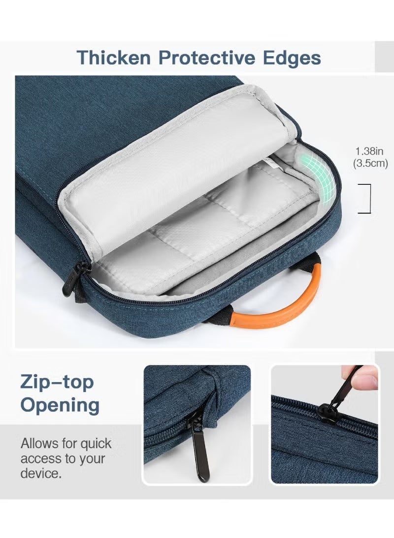 QIYUE 12.9-13.3 Inch Tablet Sleeve Bag Compatible with iPad Air 13 inch(M3/M2) 2025/2024 iPad Pro 13 inch 2024, S10+ 12.4 inch 2024/iPad Pro 12.9 M2 2022/2021/2020 Surface Laptop Go 12.4" Galaxy Tab S7+S8+/S9+/S9FE+ 12.4" 2022/2023 Handle Carrying Case with Shoulder Strap - Image 5