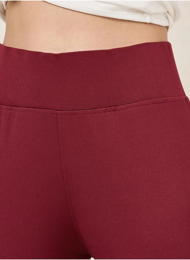 ستايلي Basic Wide Waistband Leggings