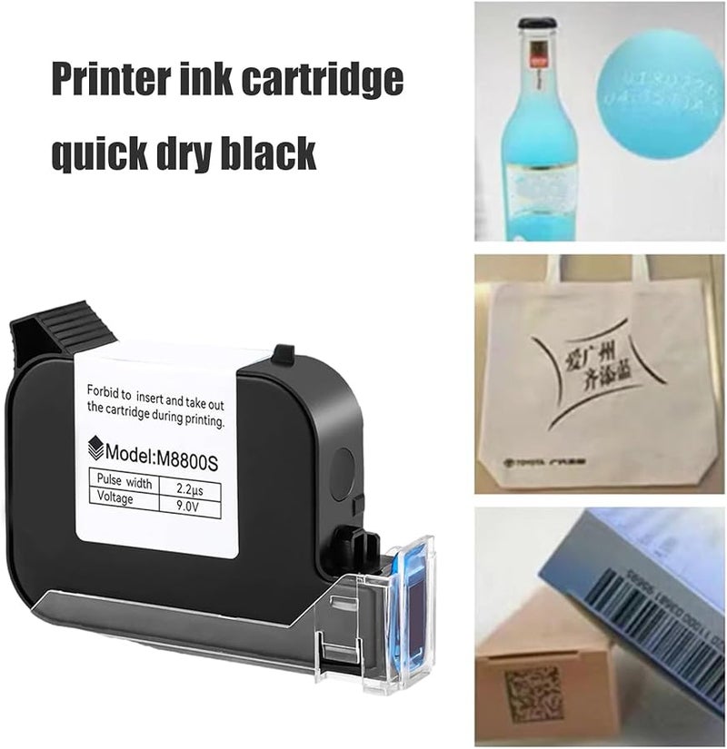 M8800S Black Replacement Cartridge For Handheld Printers High Efficiency Smooth Bright Printing - Image 3