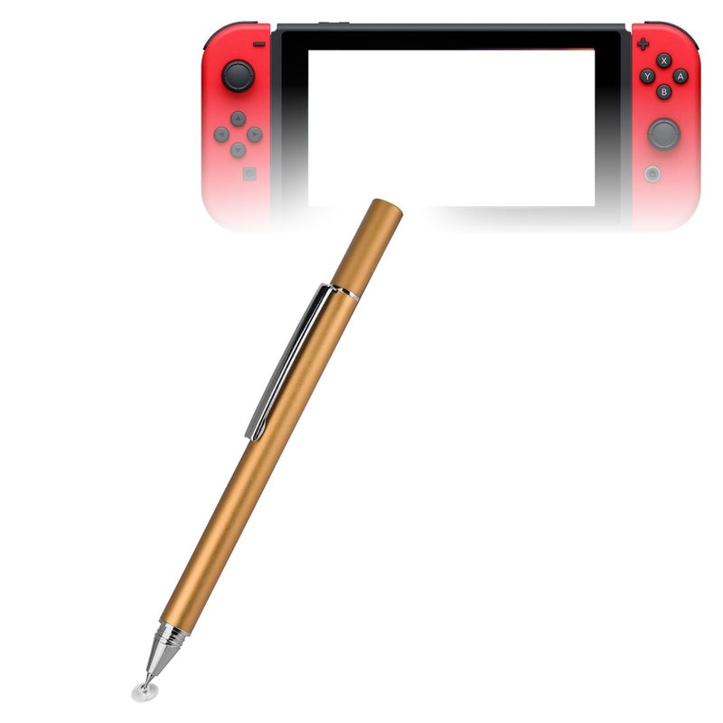 BoxWave Stylus Pen Compatible with Nintendo Switch FineTouch Capacitive Stylus Super Precise Stylus Pen Champagne Gold - Image 3