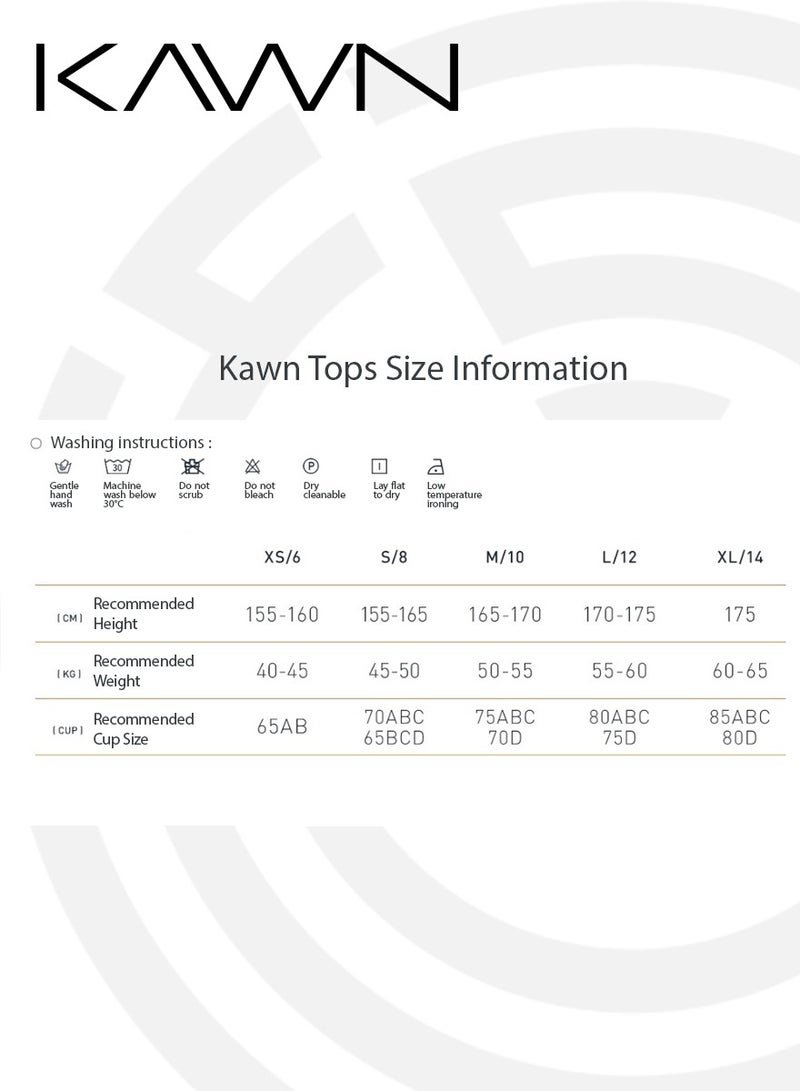 KAWN.YOGA KAWN YOGA Womens Crop Top  - Image 4