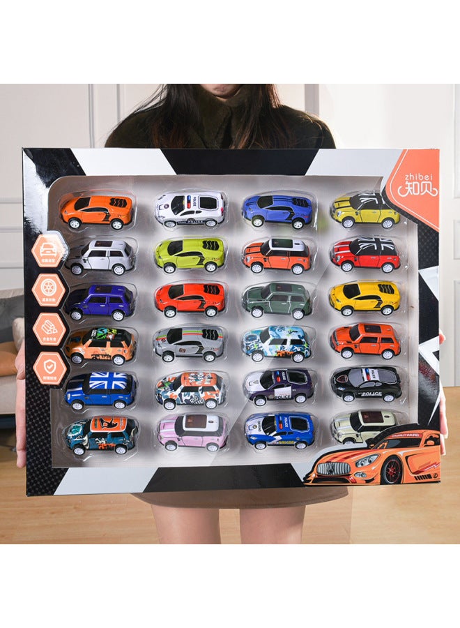 Mini Alloy Iron Car Back Car Children's Toy Car Model Toy Car Set-Color:8.6 Short Window Sports Car Series (8 Patterns) Random Hair 1  - Image 5
