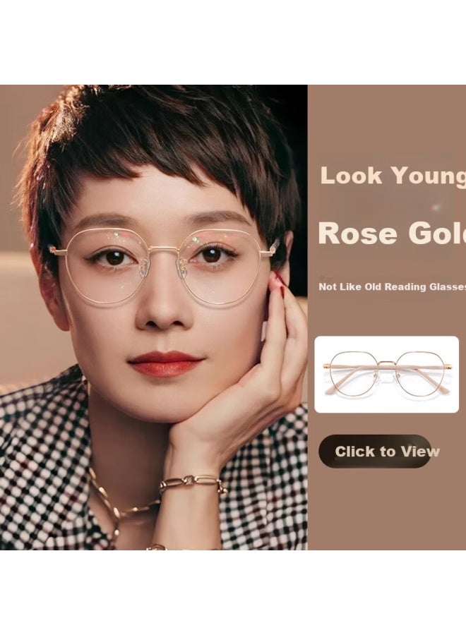 Gogosoon Anti-blue Light Reading Gl For Women, High-end Elegant High Definition Lightweight Fashion Imported Reading Gl For Middle-aged And Elderly - Image 1