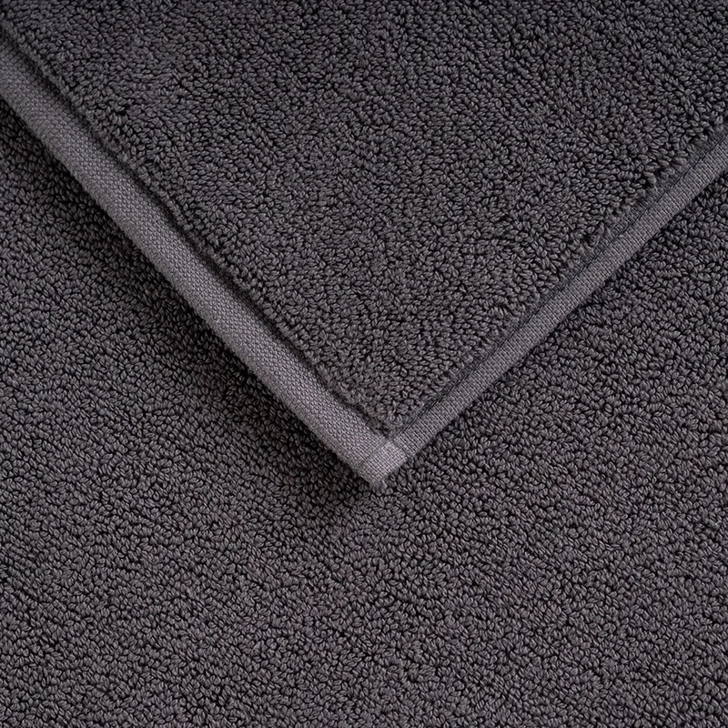 Penelope 100% Cotton Bath Mat 60x110 cm Anthracite - Noa Series