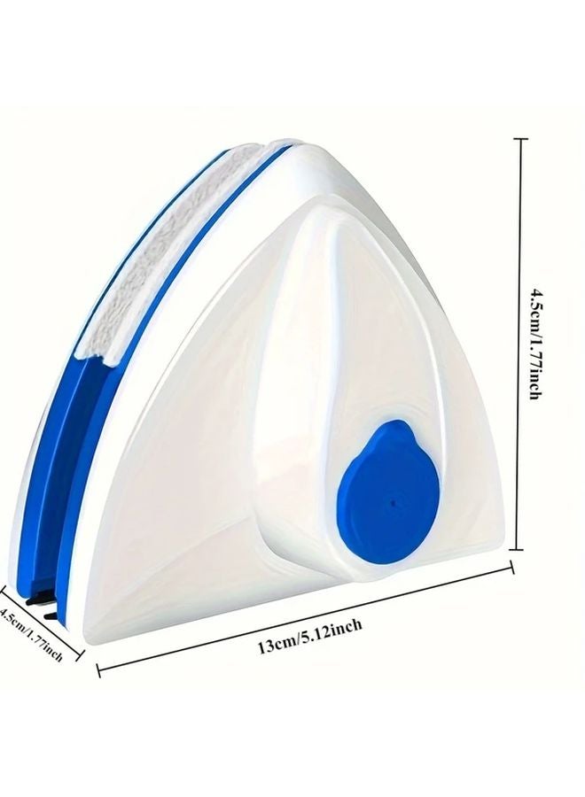 منظف النوافذ المغناطيسي المزدوج الجوانب أزرق من البلاستيك ABS للزجاج أحادي الطبقة بسمك 3-8 مم - Image 5