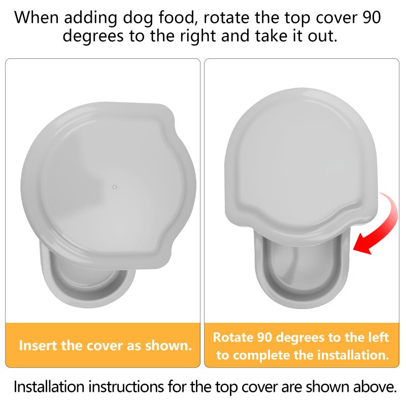 Kenond 9.5L Gravity Large Dog Feeder, Automatic Dog Food Dispenser, Suitable for Indoor/Outdoor - Image 4