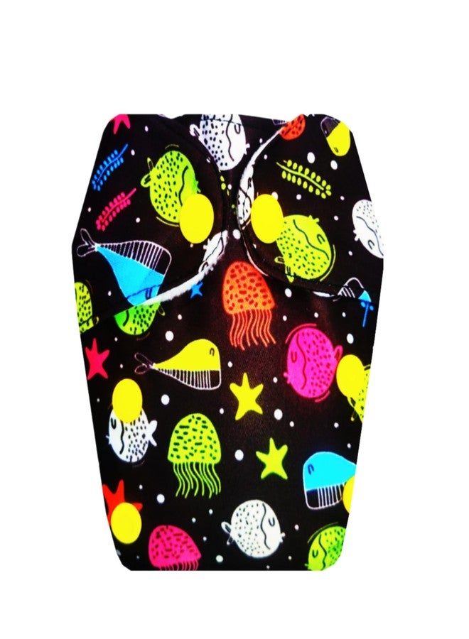 Dumbledo Premium Newborn Cloth Diaper with Integrated Soaker (Pack of 5) | Snug Fit | 6-Layer Absorbent Pad | Adjustable Snaps | All-Day Wear | 0 - 4 Months | Unisex Baby - Image 4