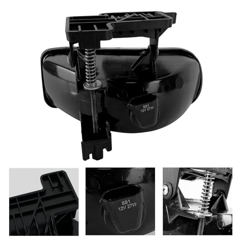 BOXLIGHT Fog Lights Fit For 2000 2001 2002 2003 2004 2005 2006 GMC Yukon Pickup Truck / 1999 2000 2001 2002 GMC Sierra, A Pair Of Fog Lamps With Housing And Smoked Lens - Image 5