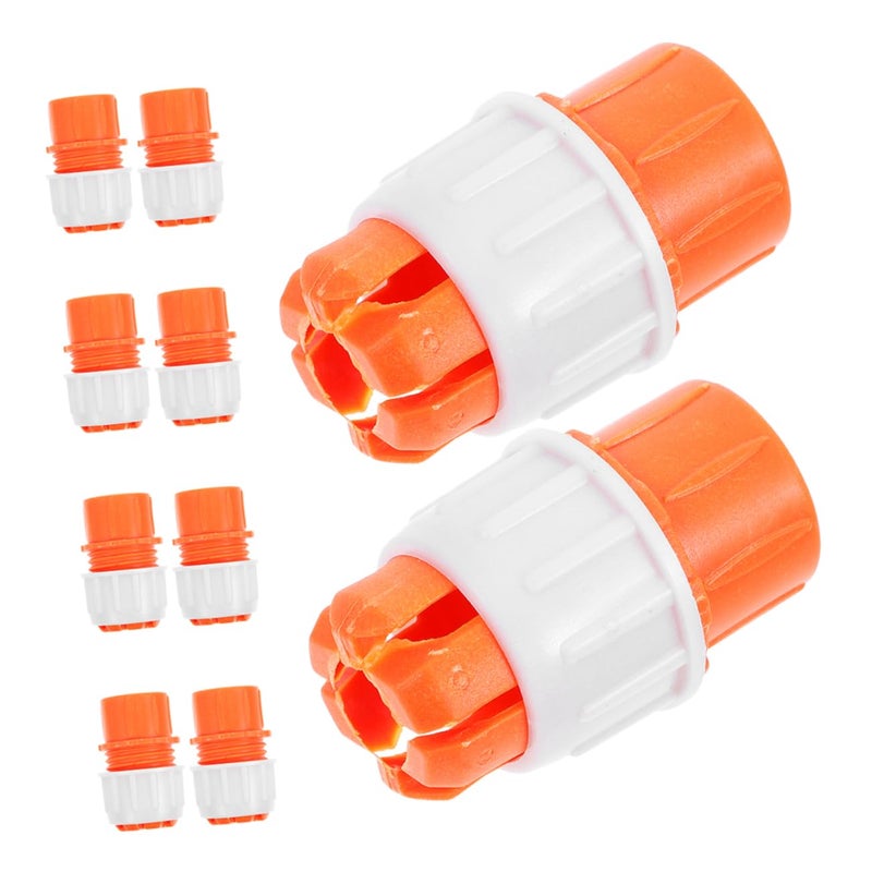 10 Pack Plastic Water Hose Quick Connectors for Garden Faucet Extension and Home Irrigation - Image 2