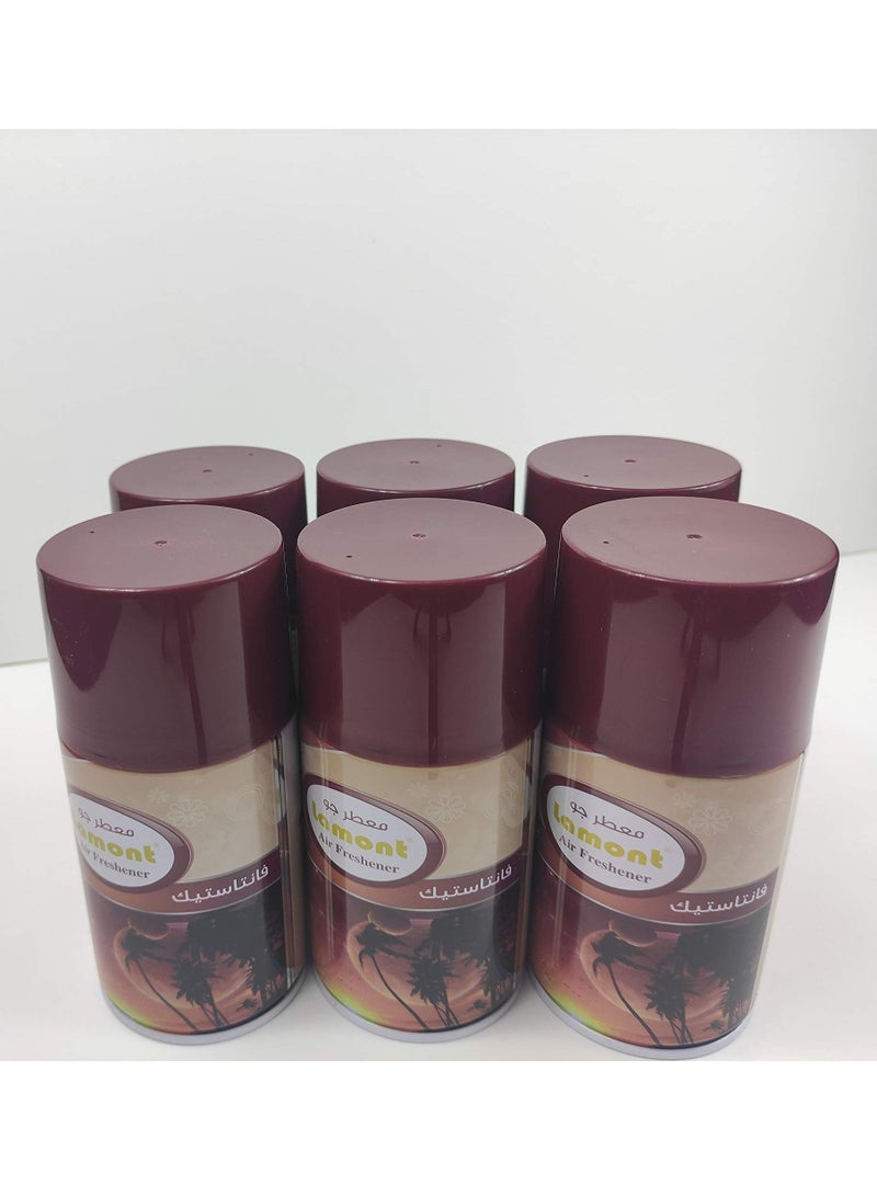 لامونت معطر بخاخ لامونت 6 قطع (فانتاستيك, 250 مل)