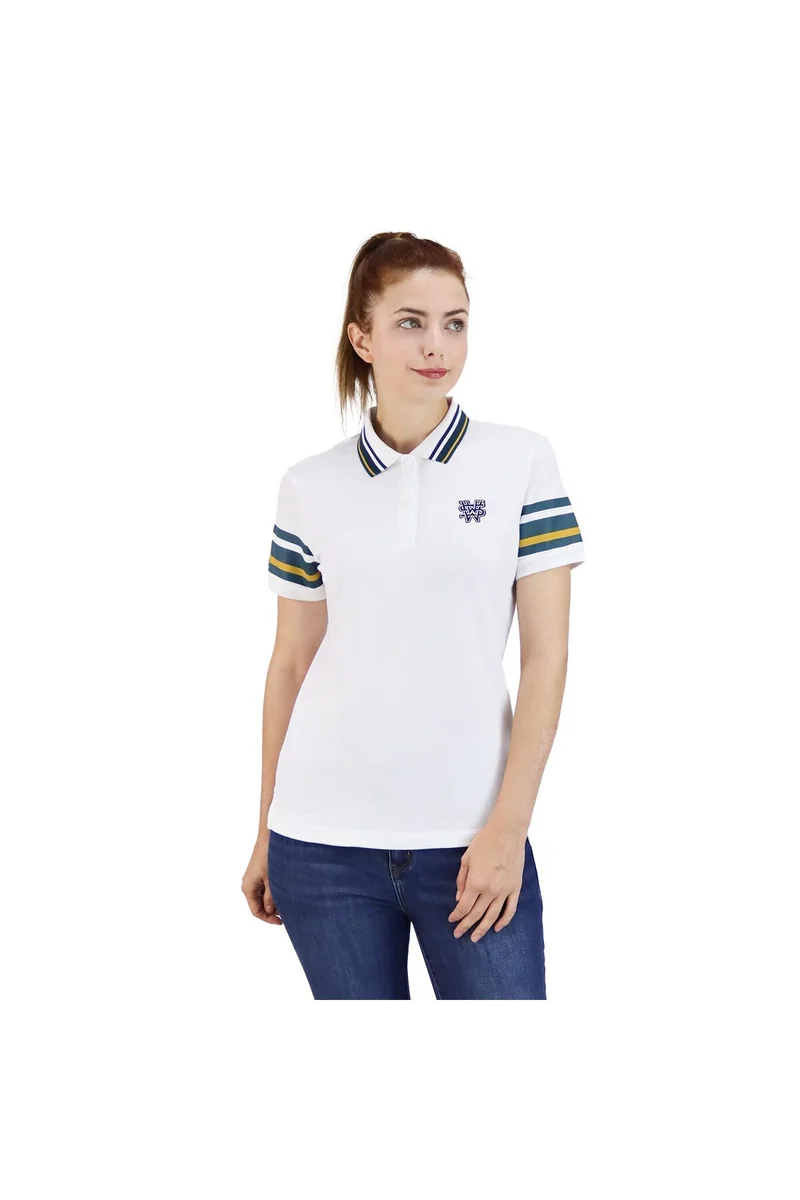جيوردانو قميص بولو كلاسيكي أبيض نسائي