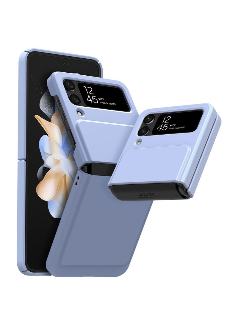 araree جراب AERO FLEX Hinge Protection Rugged لهاتف Samsung Galaxy Z Flip4 - أزرق مائي - Image 1