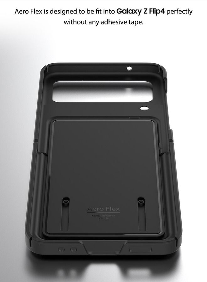 araree جراب AERO FLEX Hinge Protection Rugged لهاتف Samsung Galaxy Z Flip4 - أزرق مائي - Image 5