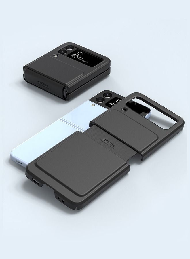 araree جراب AERO FLEX Hinge Protection Rugged لهاتف Samsung Galaxy Z Flip4 - أزرق مائي - Image 2