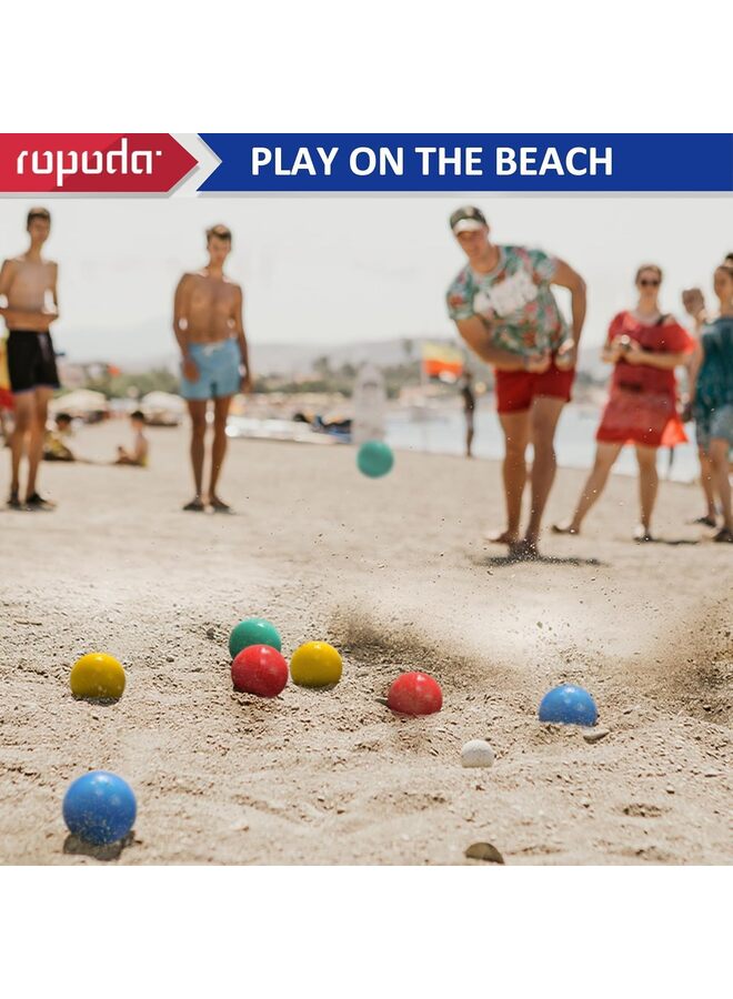 LAMAY Bocce Ball Set, 8 PCS Boules Carry Case Garden Games for Beginners Camping and Holiday Outdoor Family Entertainment Perfect for Adults Sports - Image 3