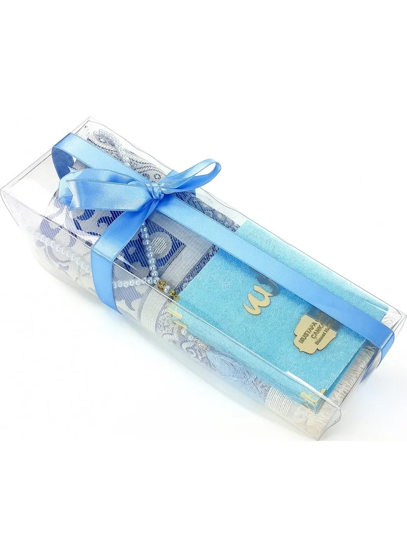 İhvan Personalized Gift Yasin Mevlüt Set Blue