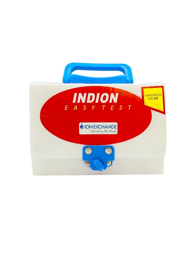 Zero B مجموعة اختبار Indion EasyTest لاختبار صلابة المياه الكلية | 500 BX | مجموعة اختبار سريعة ودقيقة تعتمد على EDTA | (5-500 ملغ/لتر) (250 اختبار)، أكوا | مناسبة لجميع مصادر المياه - Image 2