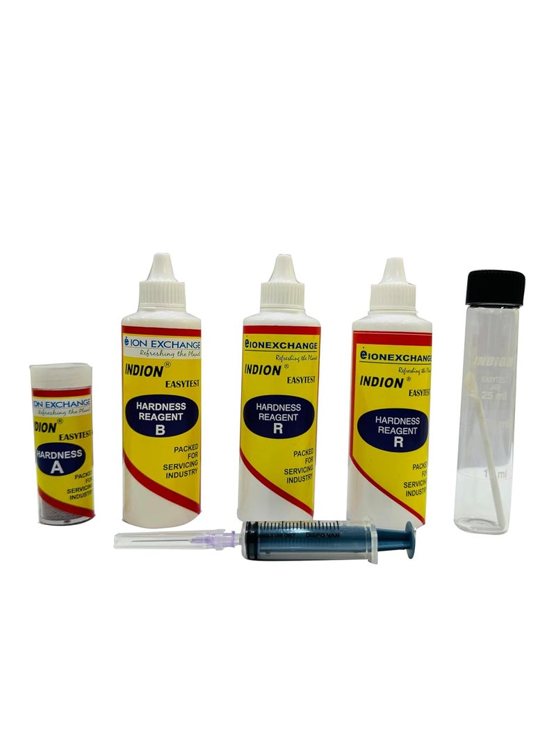 Zero B مجموعة اختبار Indion EasyTest لاختبار صلابة المياه الكلية | 500 BX | مجموعة اختبار سريعة ودقيقة تعتمد على EDTA | (5-500 ملغ/لتر) (250 اختبار)، أكوا | مناسبة لجميع مصادر المياه - Image 3