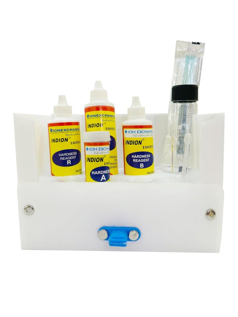 Zero B مجموعة اختبار Indion EasyTest لاختبار صلابة المياه الكلية | 500 BX | مجموعة اختبار سريعة ودقيقة تعتمد على EDTA | (5-500 ملغ/لتر) (250 اختبار)، أكوا | مناسبة لجميع مصادر المياه - Image 5