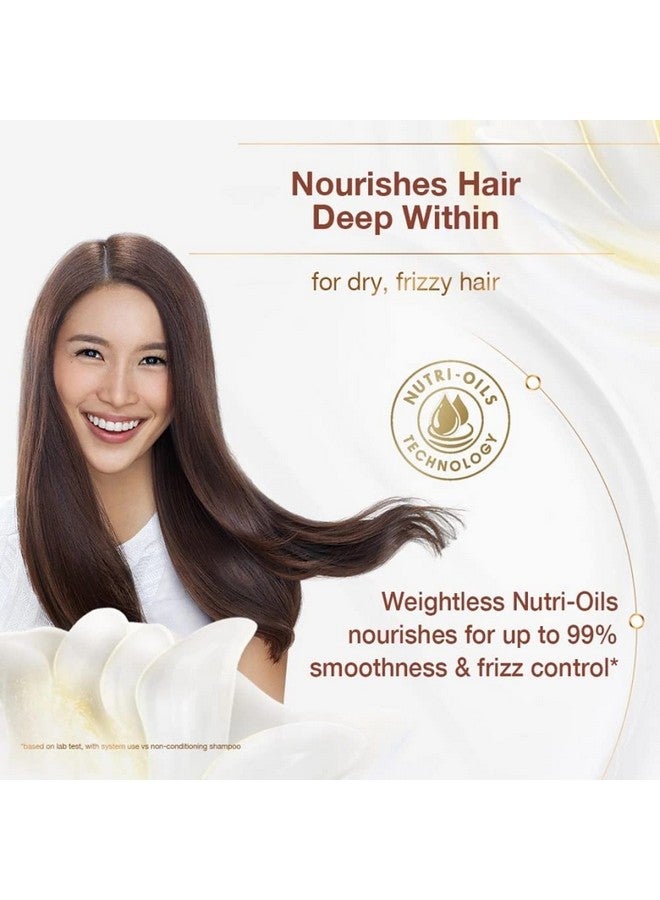 Dove Nourishing Oil Care Shampoo For Dry Frizzy Hair 680ml (Product Of Thailand) - Image 3