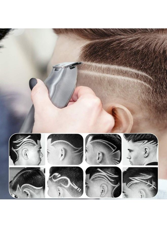 VGR Cordless Professional Hair And Beard Trimmer Silver - Image 2