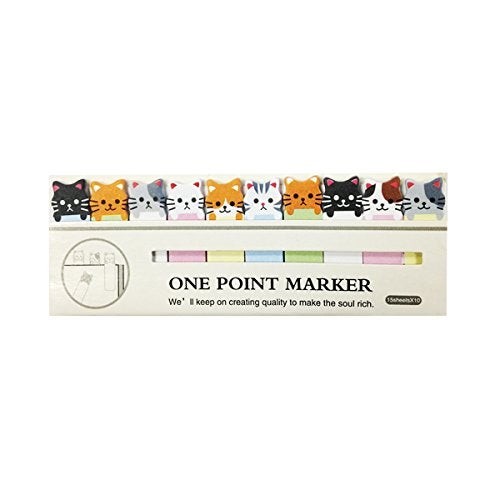 Wrapables Bookmark Flag Tab Sticky Notes, Kitties, Set of 2 - Image 2