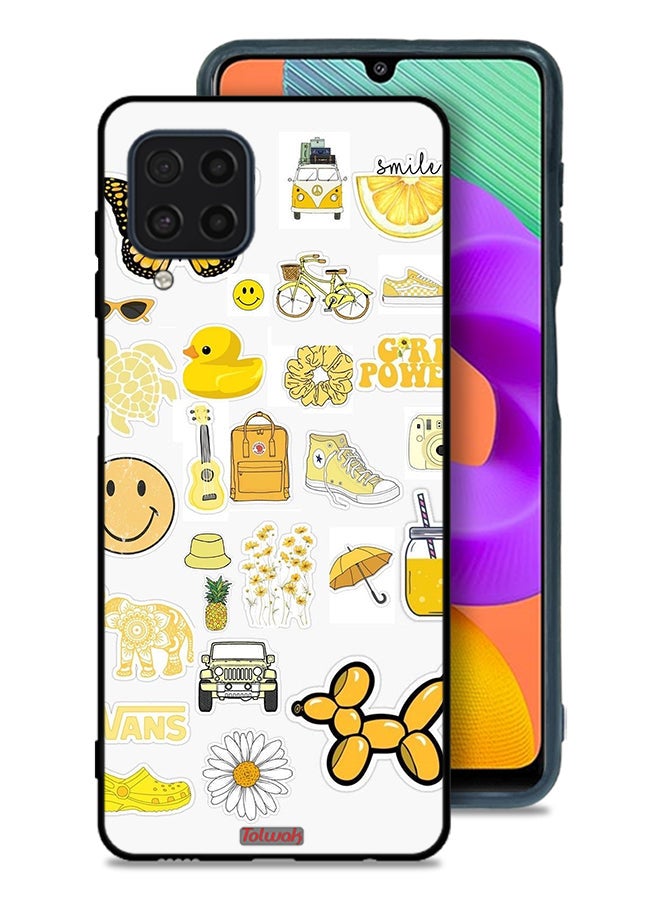 Tolwak Samsung Galaxy F22 Protective Case Cover Girly Tags - Image 1