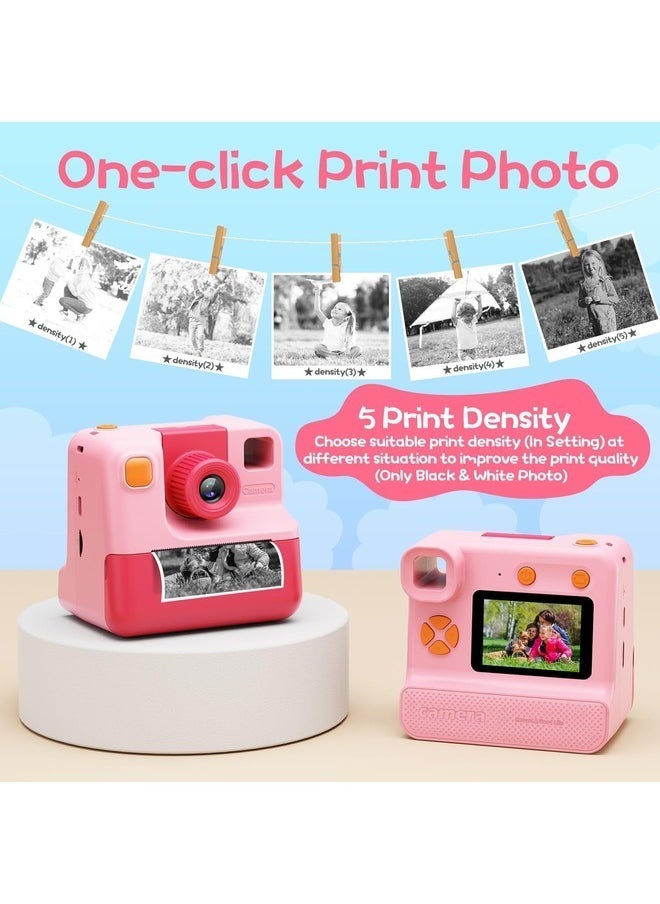 AWALOR Kids Instant Print Camera with 1080p HD, Zero Ink, Color Pen Set, and 32GB Memory Card  - Image 5