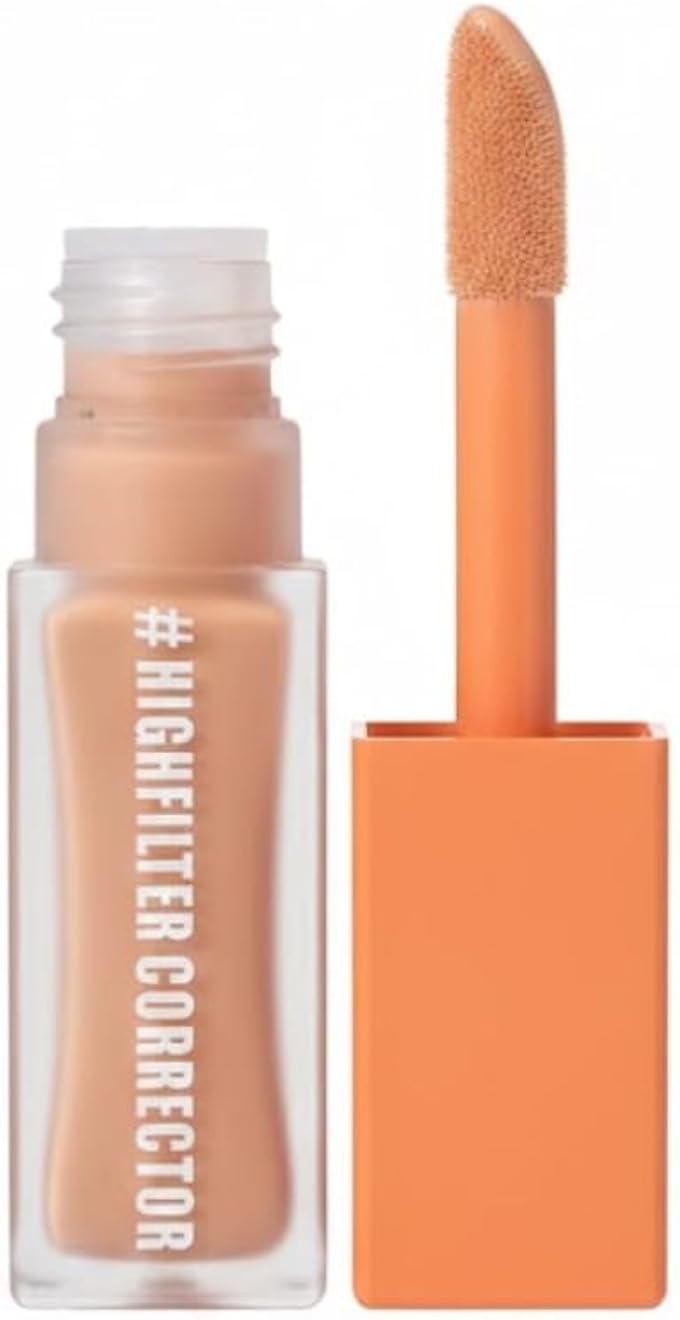 HIGHFILTER CORRECTOR COLOR CORRECTING LIQUID BASE LIQIDE - Under Eye Color Corrector - (light pinky orange for light to medium skin tones)- MEDIUM PEACH COLOR