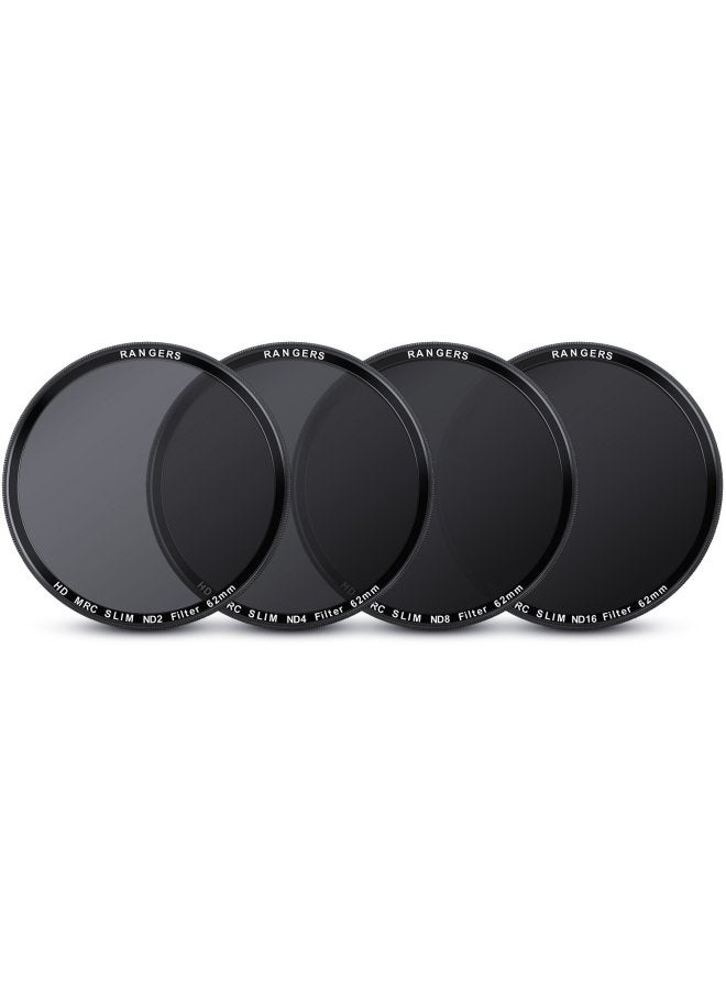 Photography SLR Camera Filter Ultra-thin Coating Waterproof ND2 ND4 ND8 ND16 Filter Suit-Color:Leather Bag  - Image 5