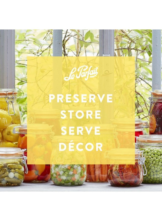 Le Parfait Super Jar - 3L French Glass Canning Jar, Wide Mouth, Airtight Lid (96oz/3 Quarts, 1 pk) - Image 5