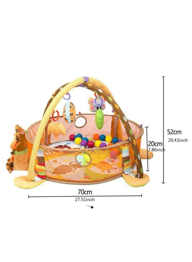أسيف سجادة لعب الأطفال مع ألعاب حسية لمراحل النمو، مركز أنشطة سميك وكبير للأطفال من حديثي الولادة إلى الأطفال الصغار - Image 4